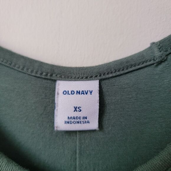 OLD NAVY Hunter Green Fit & Flare Jersey-Knit Maxi Dress for Women Size XS - Picture 4 of 7